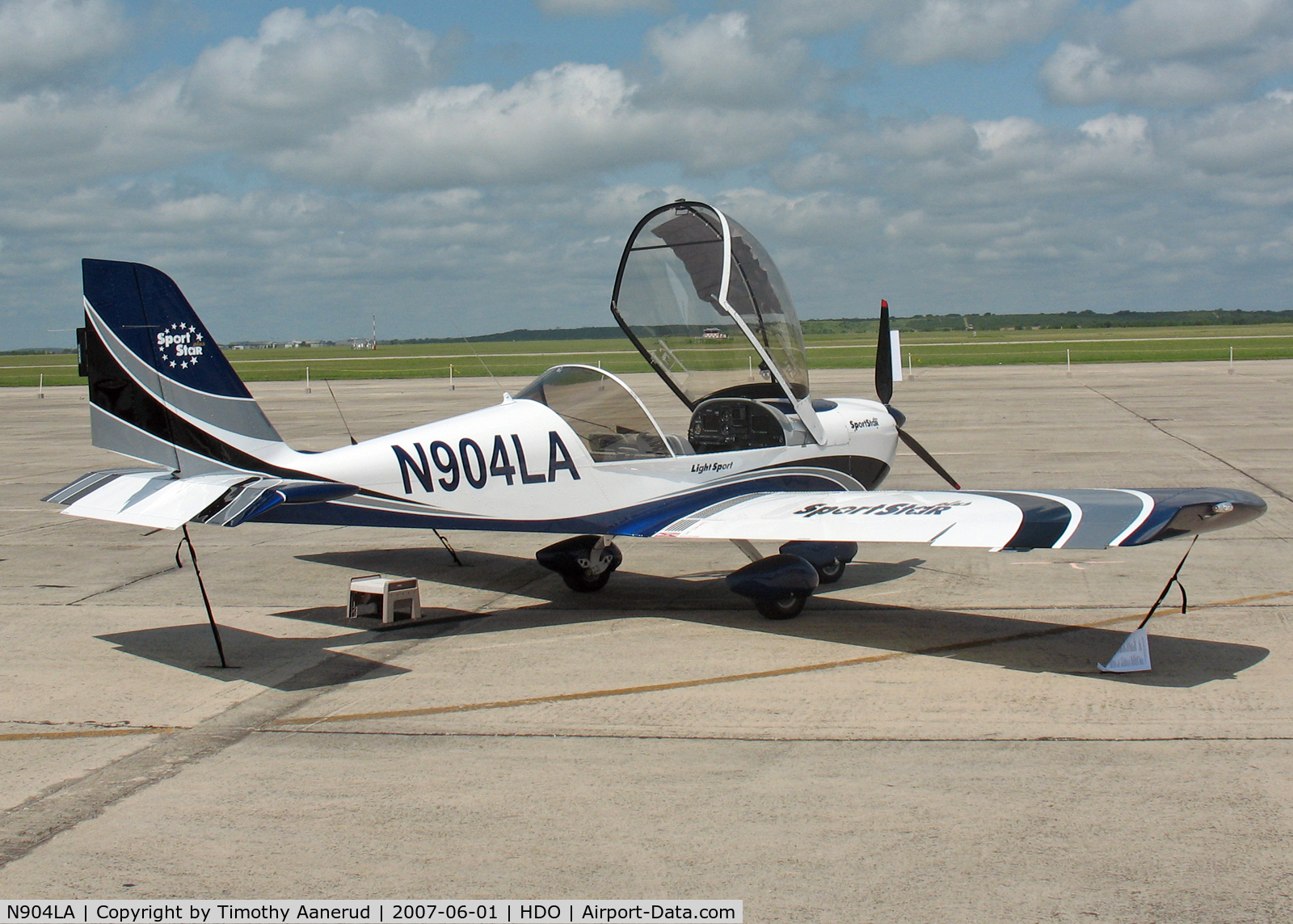 N904LA, 2007 Evektor-Aerotechnik Sportstar C/N 20070904, The EAA Texas Fly-In