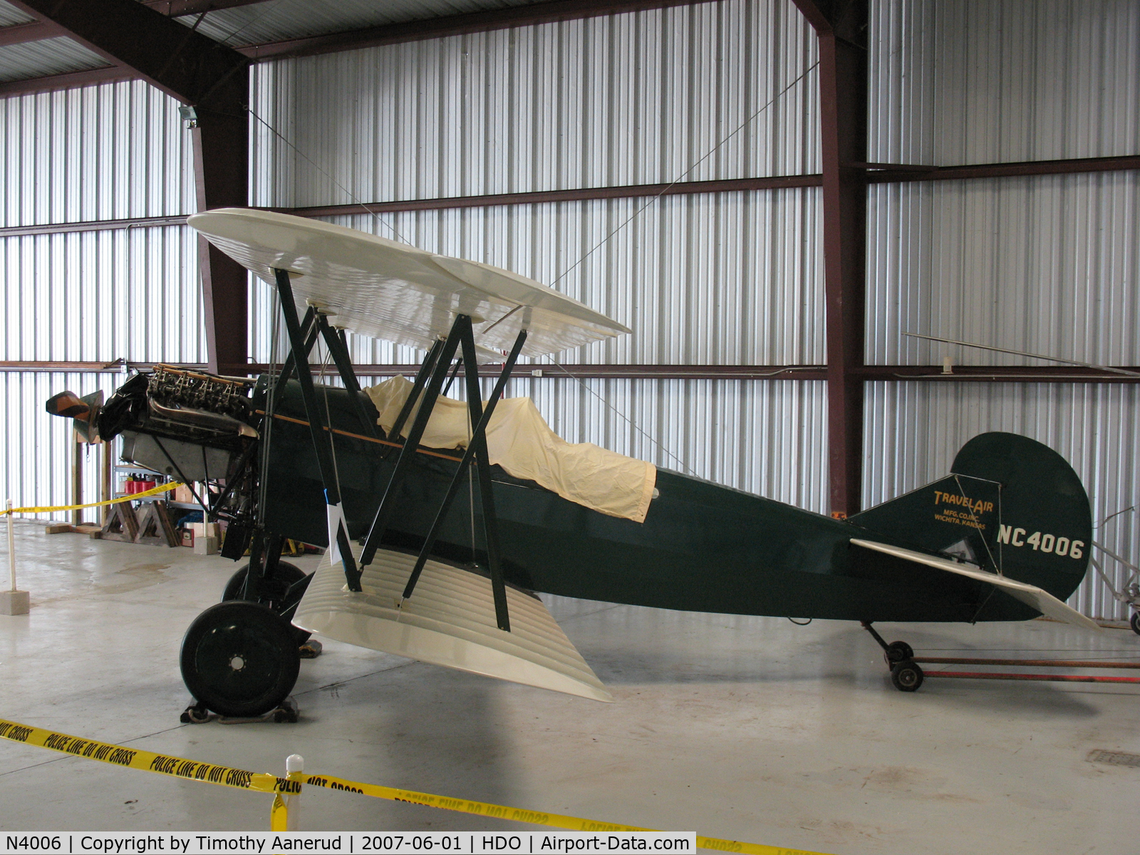 N4006, 1928 Curtiss-Wright Travel Air 2000 C/N 331, The EAA Texas Fly-In