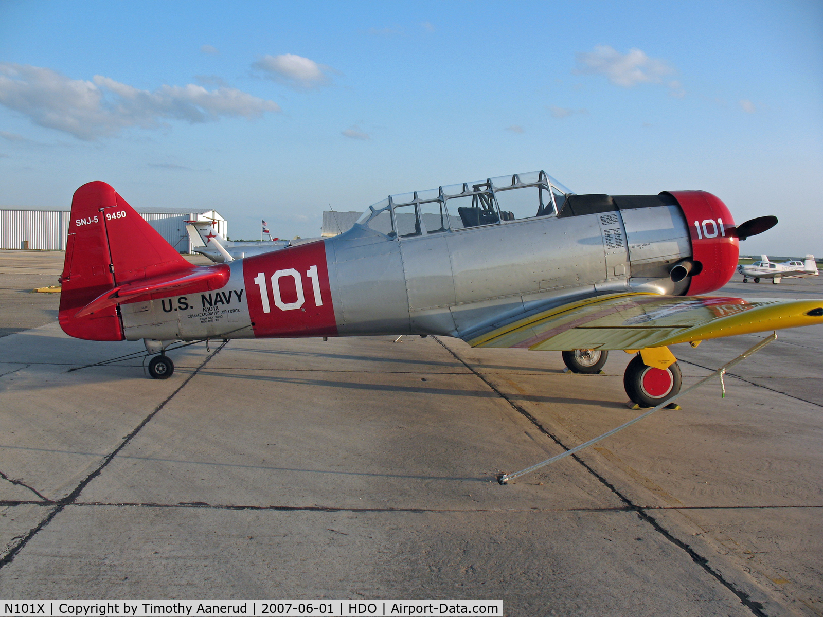 N101X, North American SNJ-5 Texan C/N 88-9450, The EAA Texas Fly-In