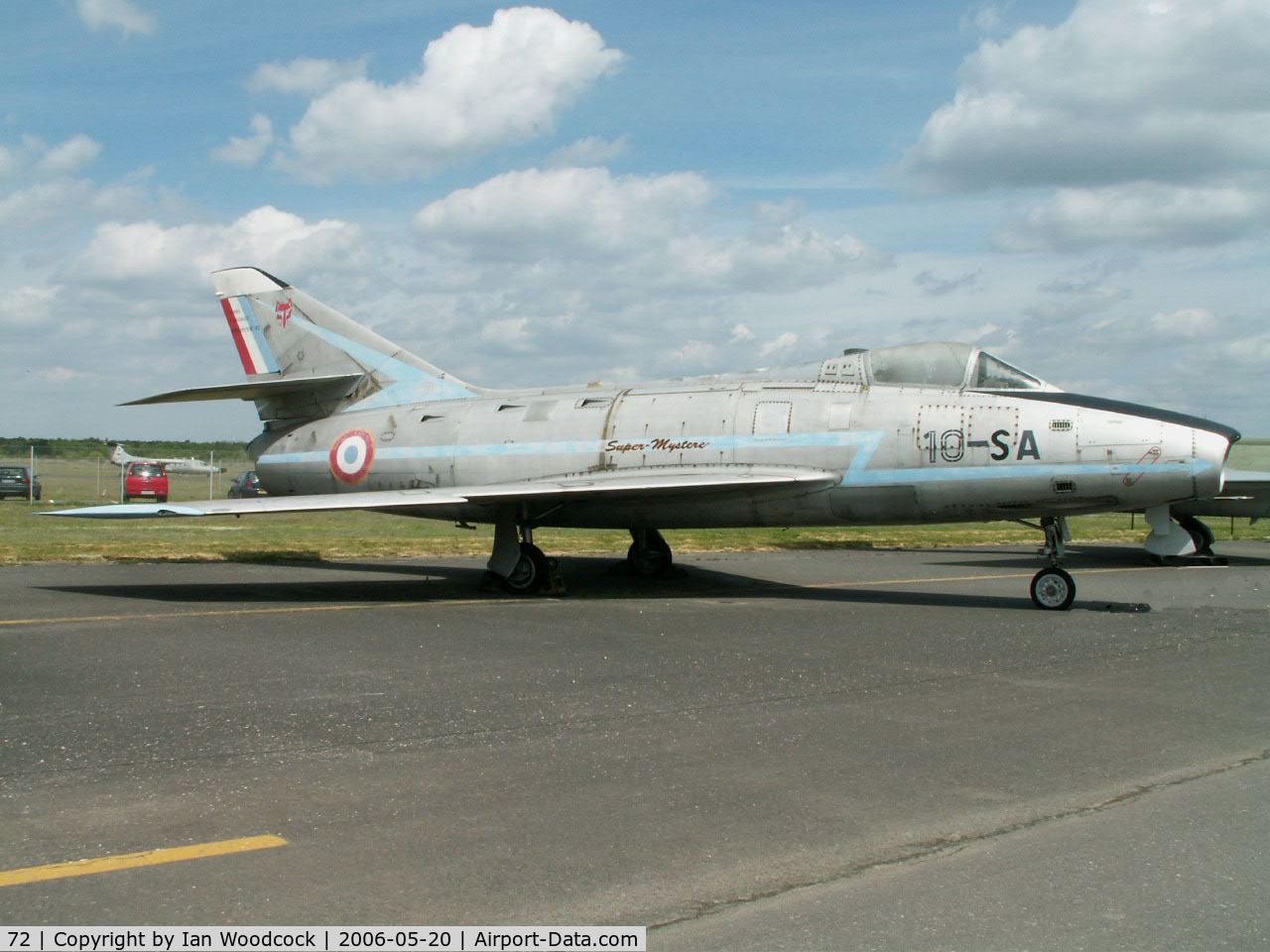 72, Dassault Super Mystere B.2 C/N 72, Dassault Super Mystere B.2/Preserved/Berlin-Gatow (coded 10-SA)