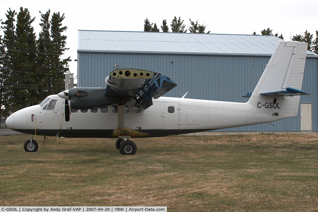 C-GSOL, 1966 De Havilland Canada DHC-6-100 Twin Otter C/N 71, South Nahanni Air DHC-6