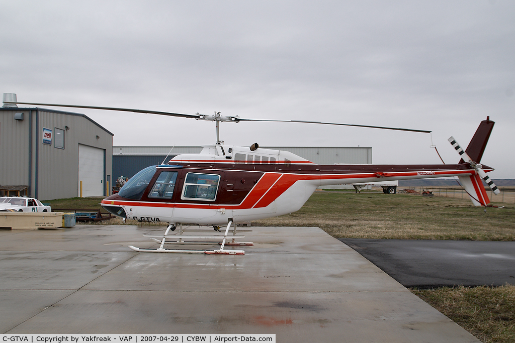 C-GTVA, 1977 Bell 206B JetRanger II C/N 2133, Bell 206
