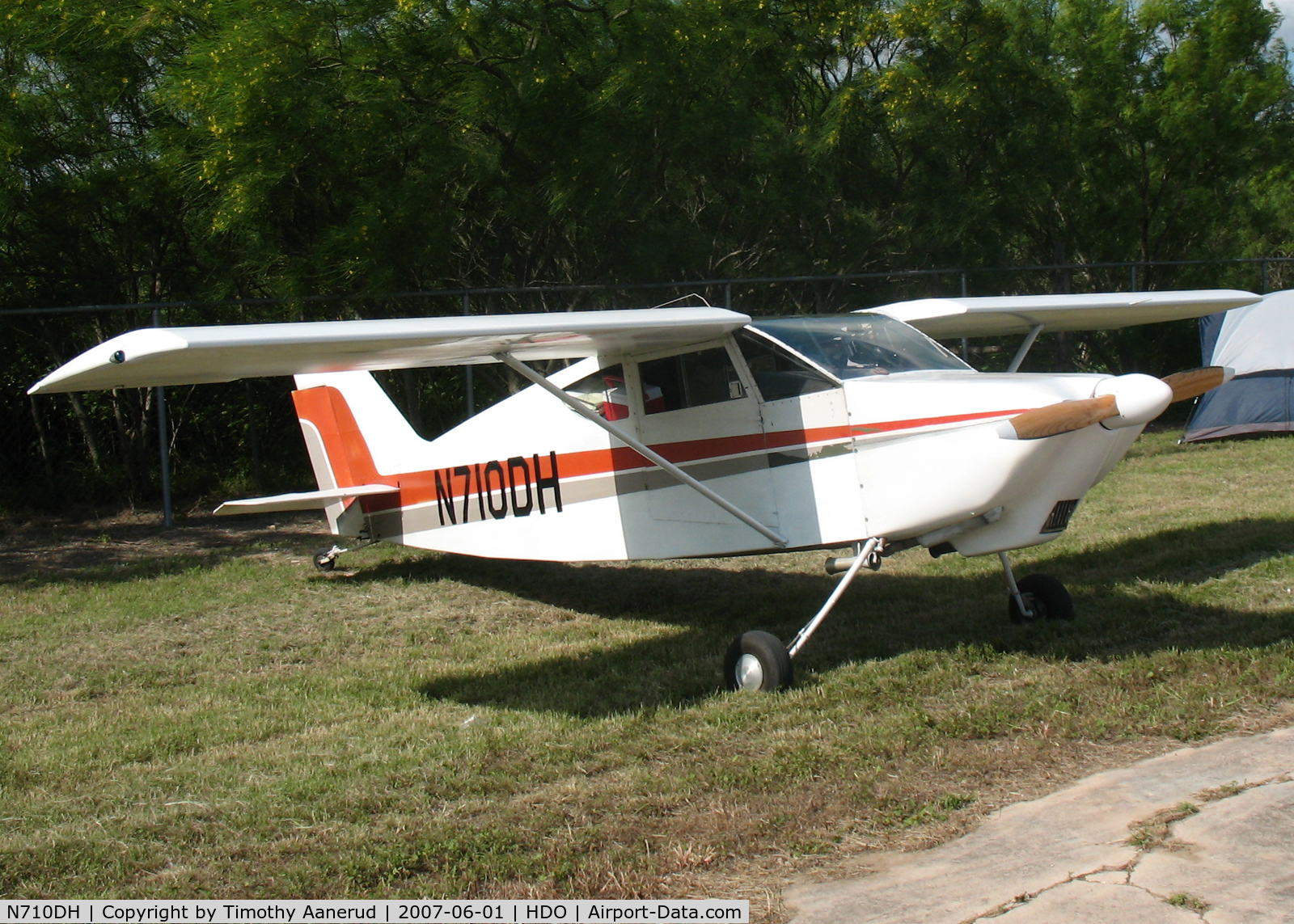 N710DH, 1976 Wittman W-8 Tailwind C/N 100, The EAA Texas Fly-In