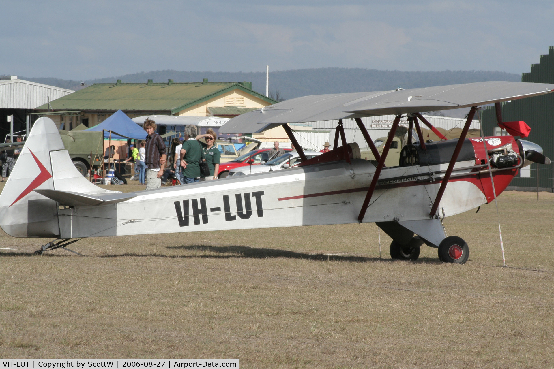 VH-LUT, 1996 Luton LA-4 Minor C/N N40, image taken at the 15th annual festival of flight Watts Bridge Memorial Airfield QLD