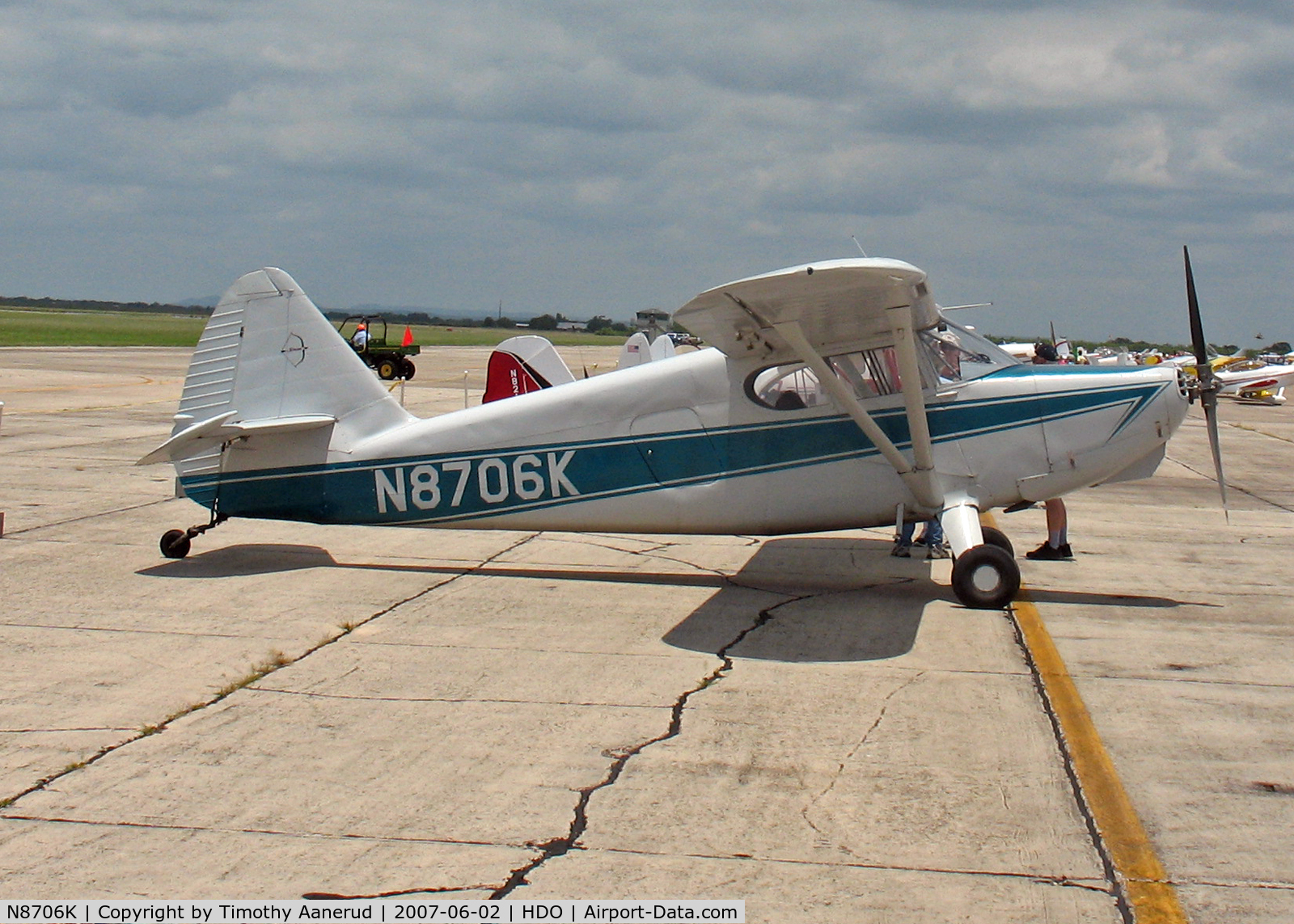 N8706K, 1947 Stinson 108-1 Voyager C/N 108-1706, The EAA Texas Fly-In