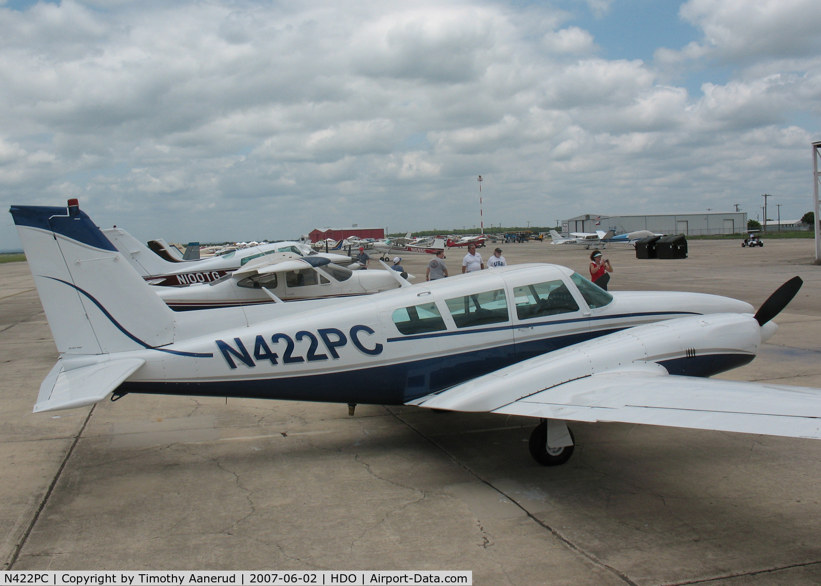 N422PC, 1969 Piper PA-30 Twin Comanche C/N 30-1800, The EAA Texas Fly-In