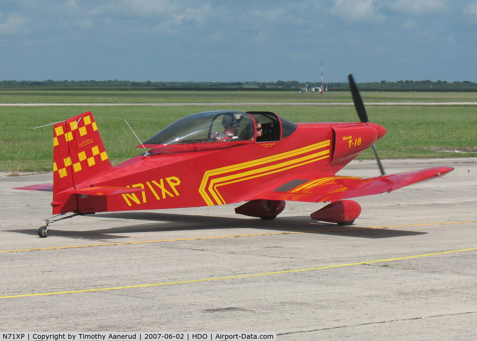 N71XP, 1972 Thorp T-18 Tiger C/N 684-1, The EAA Texas Fly-In