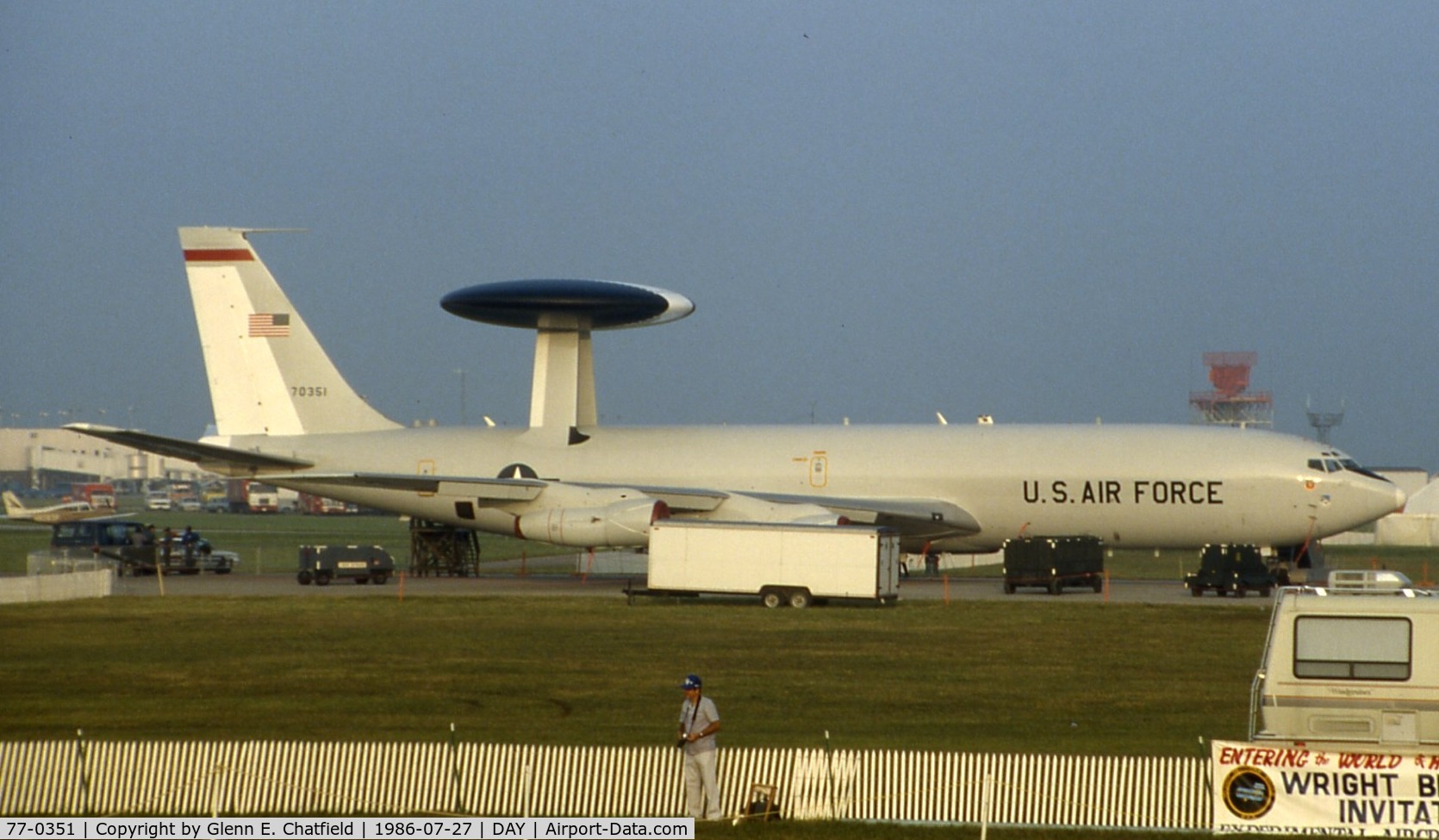 77-0351, 1977 Boeing E-3B Sentry C/N 21551, E-3B at the Dayton International Air Show