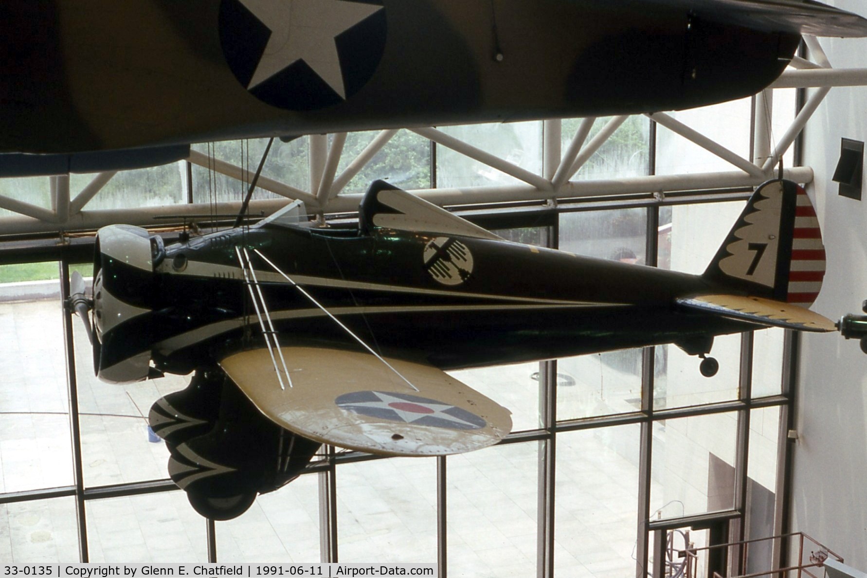 33-0135, 1933 Boeing P-26A C/N 1911, P-26A Peashooter at the National Air & Space Museum