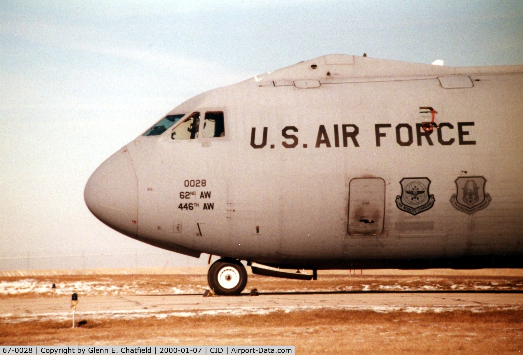 67-0028, 1967 Lockheed C-141B-LM Starlifter C/N 300-6279, Close up of the nose