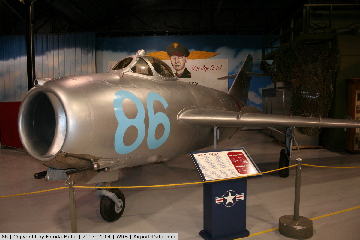 86, 1953 Mikoyan-Gurevich MiG-17 C/N 540713, Mig-17