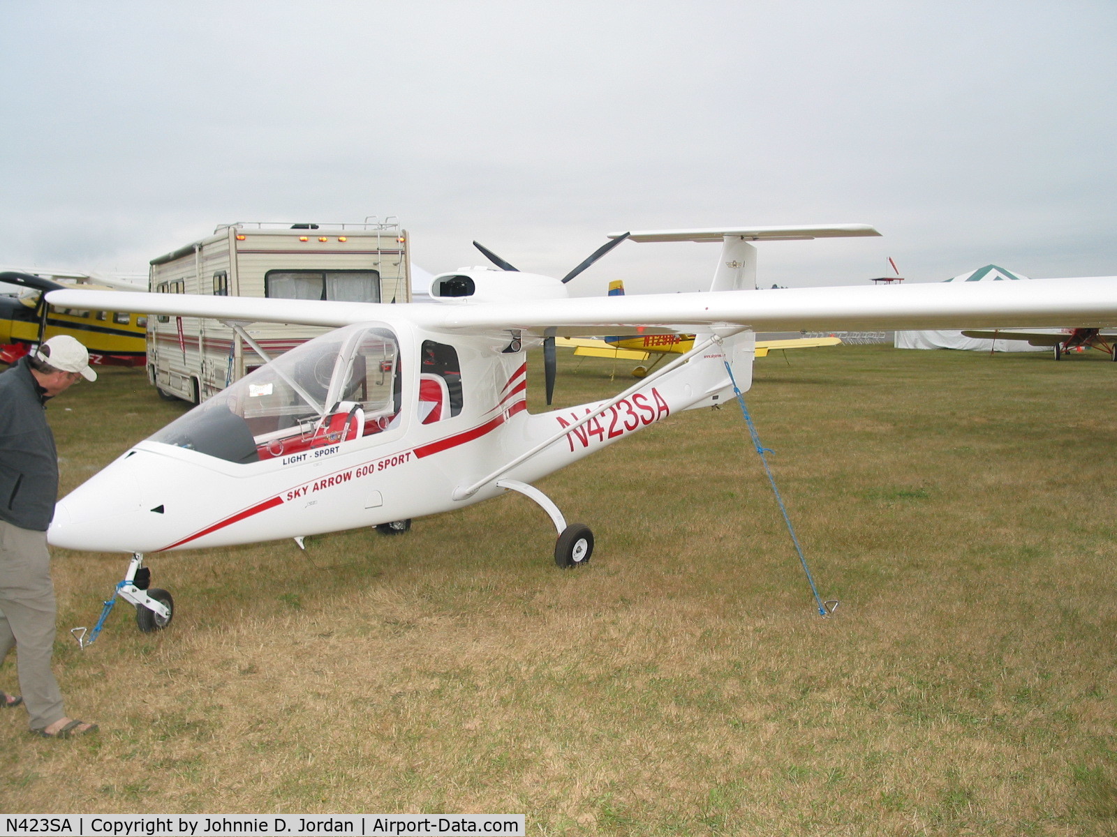 N423SA, 2006 Iniziative Industriali Italiane Sky Arrow 600 Sport C/N LSA003, Taken at EAA Fly-In Arlington, Wa. 2006