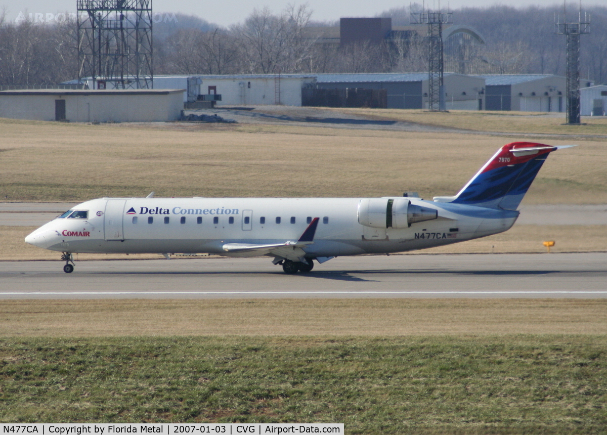 N477CA, 2002 Bombardier CRJ-200ER (CL-600-2B19) C/N 7670, Comair