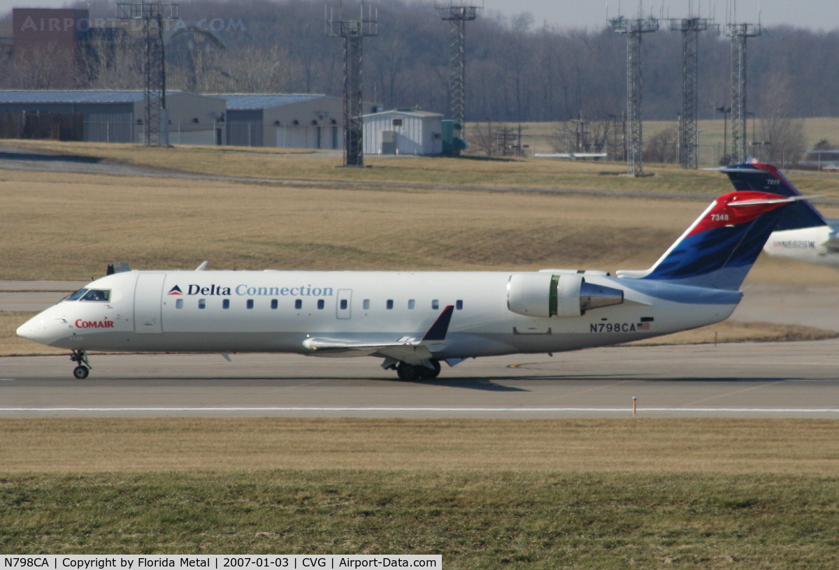 N798CA, 1999 Bombardier CRJ-100ER (CL-600-2B19) C/N 7348, Comair