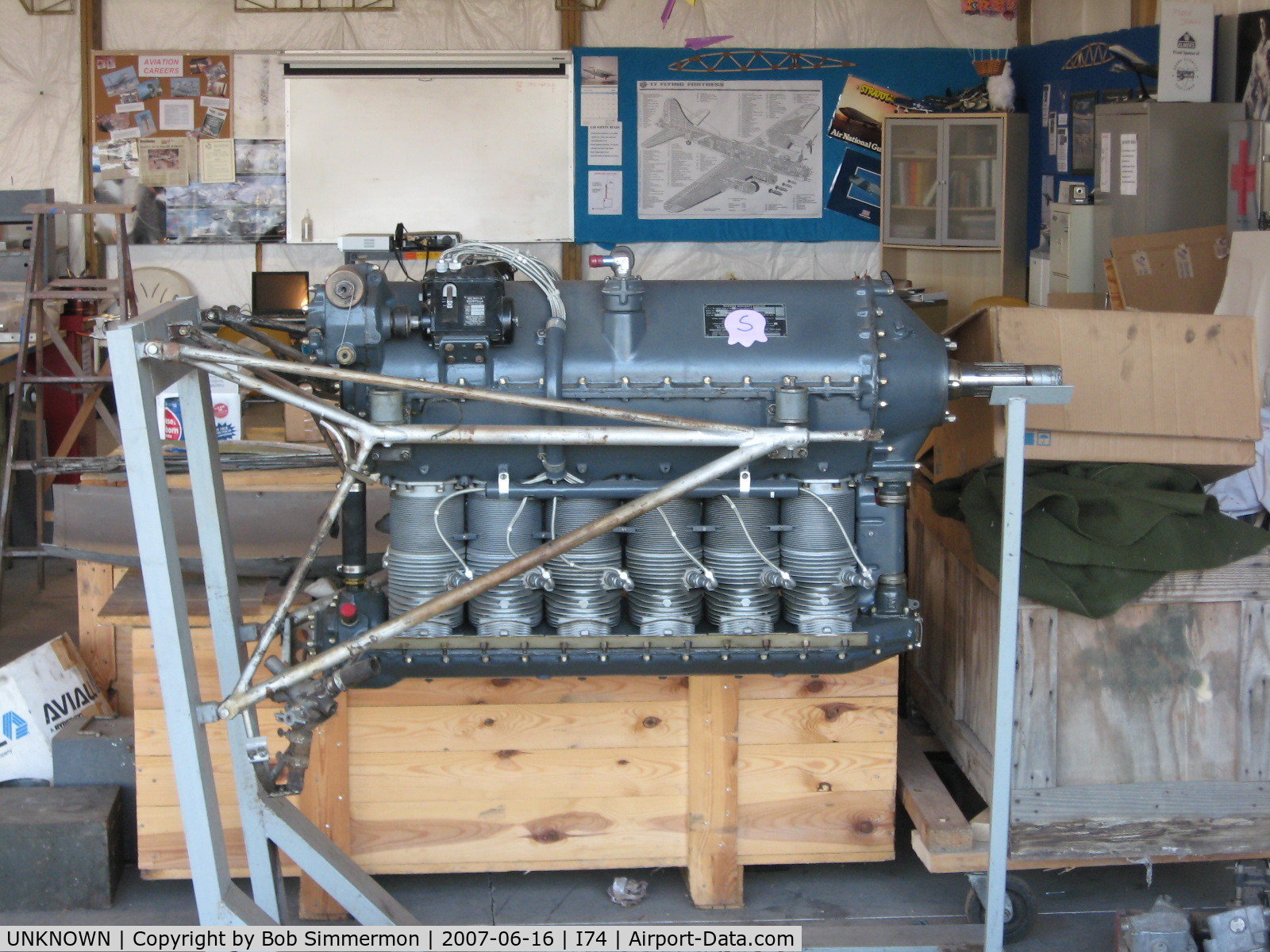 UNKNOWN, , Ranger engine for Fairchild 24 project at Urbana, OH