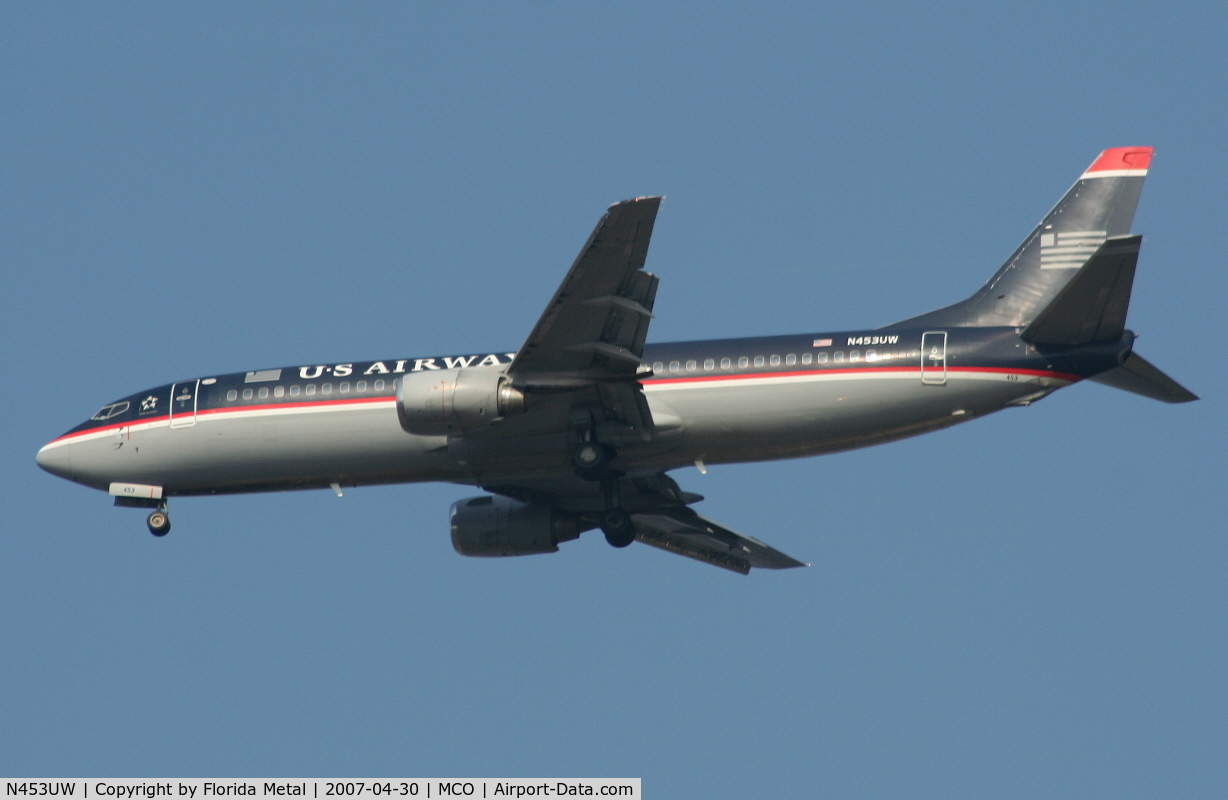 N453UW, 1991 Boeing 737-4B7 C/N 24980, US