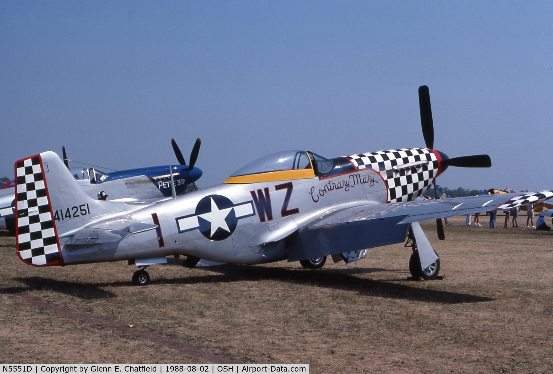 N5551D, North American P-51D Mustang C/N 4473683N, P-51D 44-73683 at the EAA Fly In