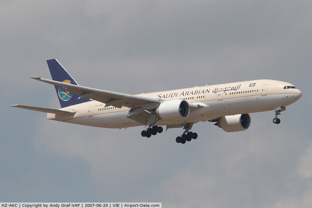 HZ-AKC, 1997 Boeing 777-268/ER C/N 28346, Saudi Arabian Airlines B777-200