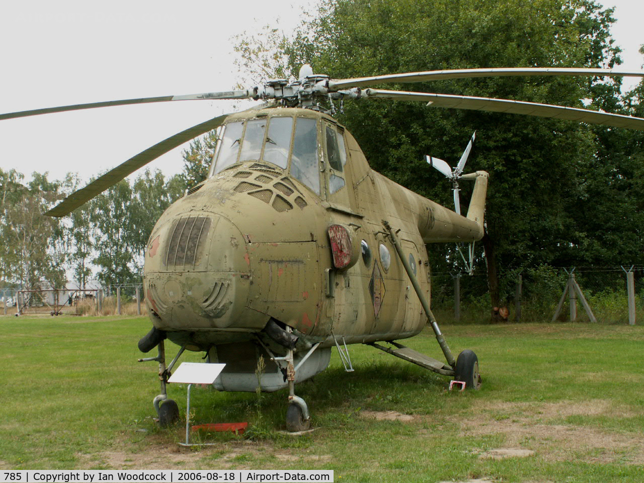 785, 1957 Mil Mi-4 C/N 02 51, Mil Mi-4A/Cottbus Museum-Brandenburg (also carries 785)