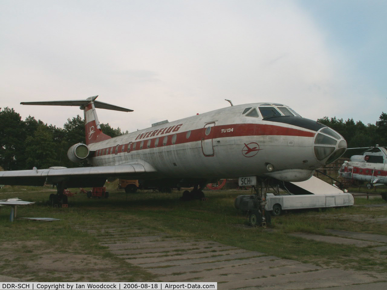 DDR-SCH, Tupolev Tu-134 C/N 9350906, Tupolev Tu-134/Interflug/Finow-Brandenburg