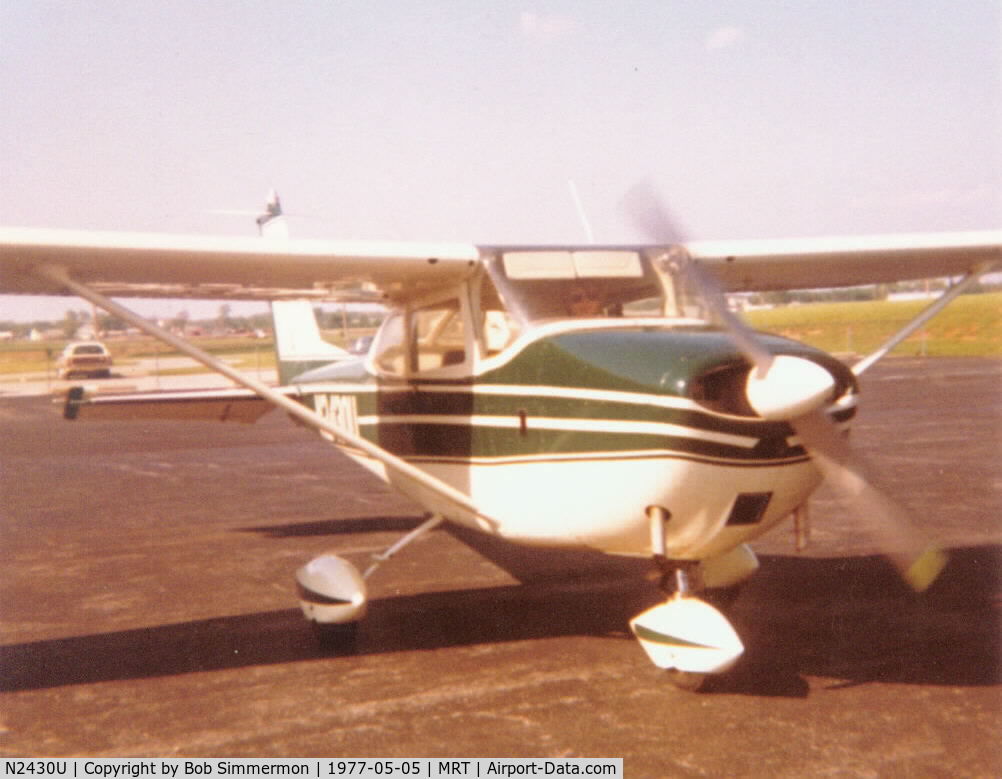 N2430U, 1963 Cessna 172D C/N 17250030, Six months after solo & waiting to turn 17.