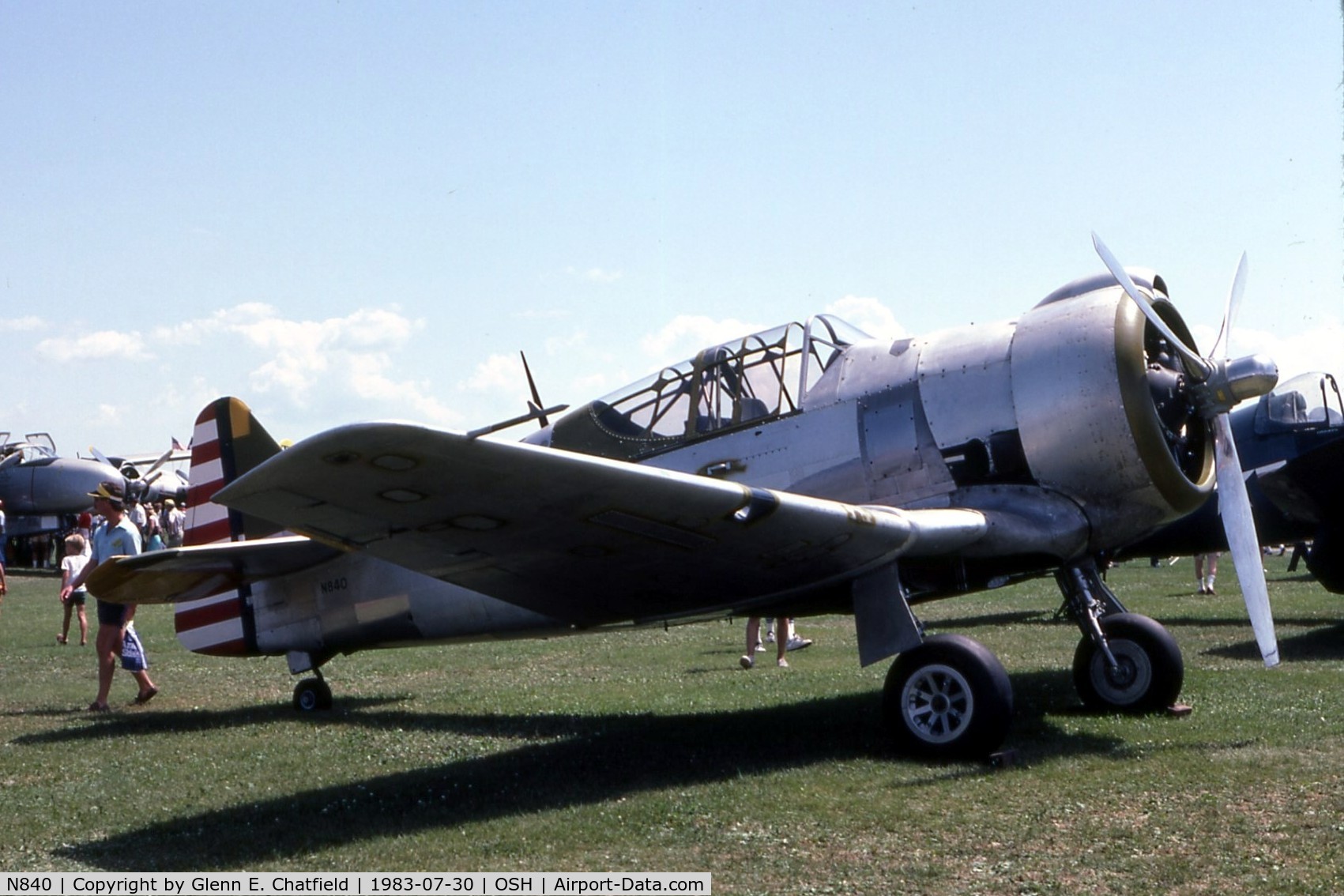 N840, 1940 North American P-64 C/N 68-3061, At the EAA Fly In