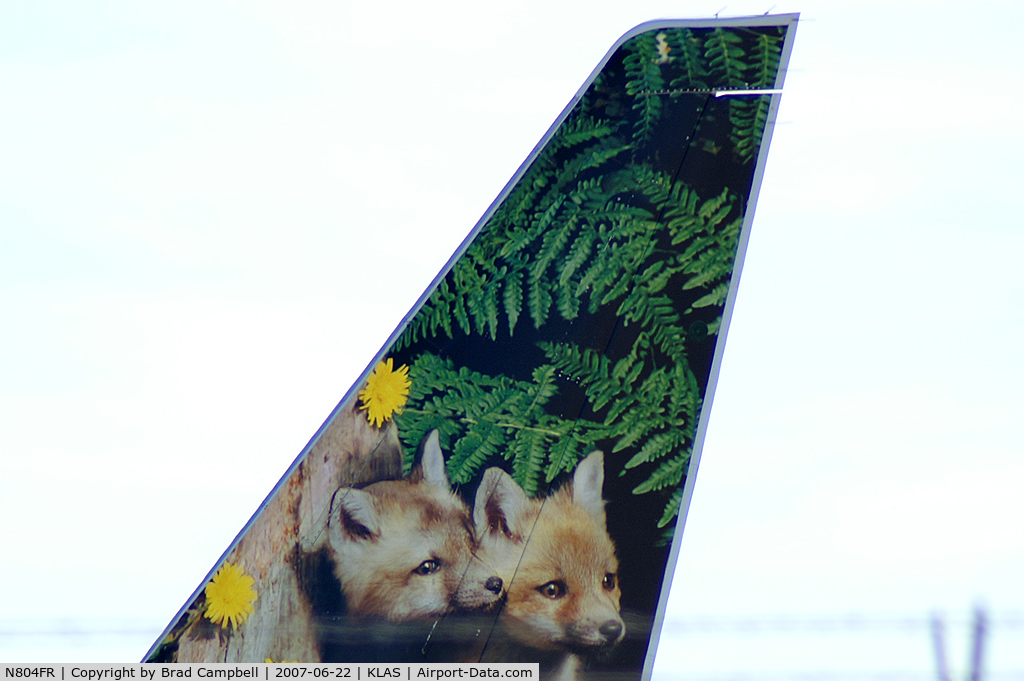 N804FR, 2003 Airbus A318-111 C/N 2051, Frontier Airlines - 'Fox Cubs'