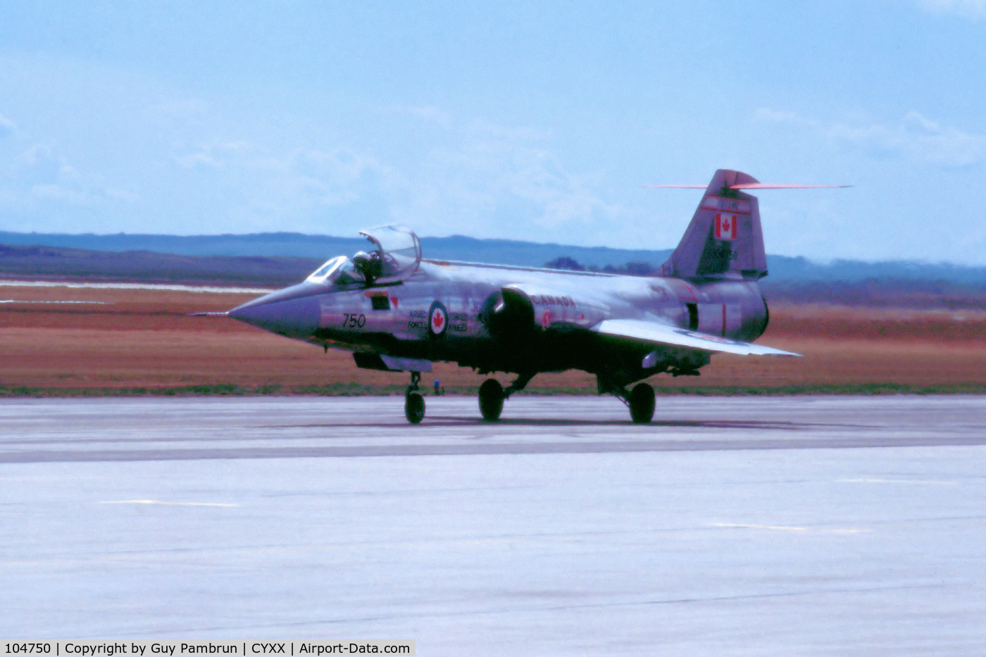 104750, Canadair CF-104 Starfighter C/N 683A-1050, CF-104