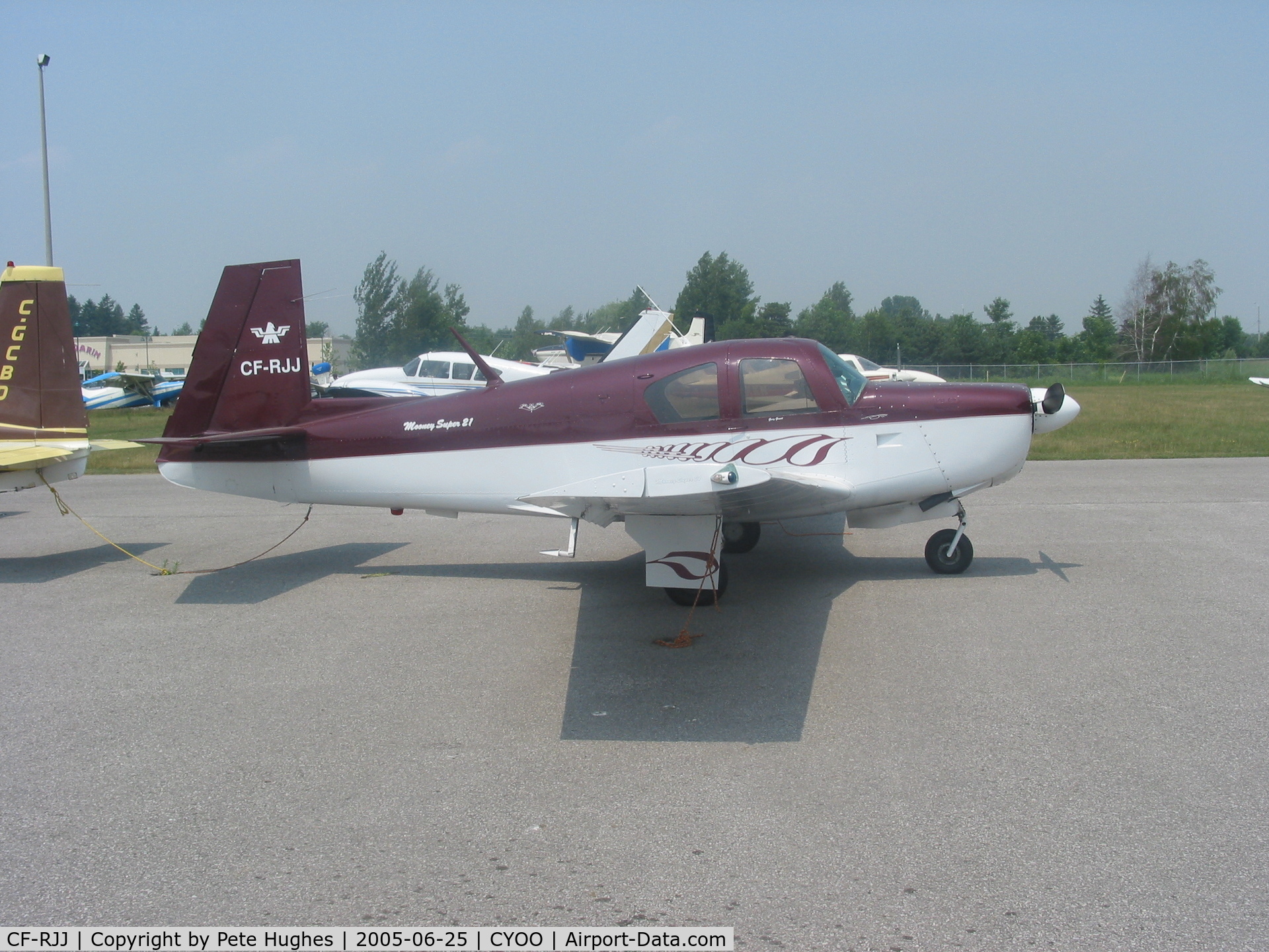 CF-RJJ, 1964 Mooney M20E C/N 410, CF-RJJ Mooney M20 at Oshawa