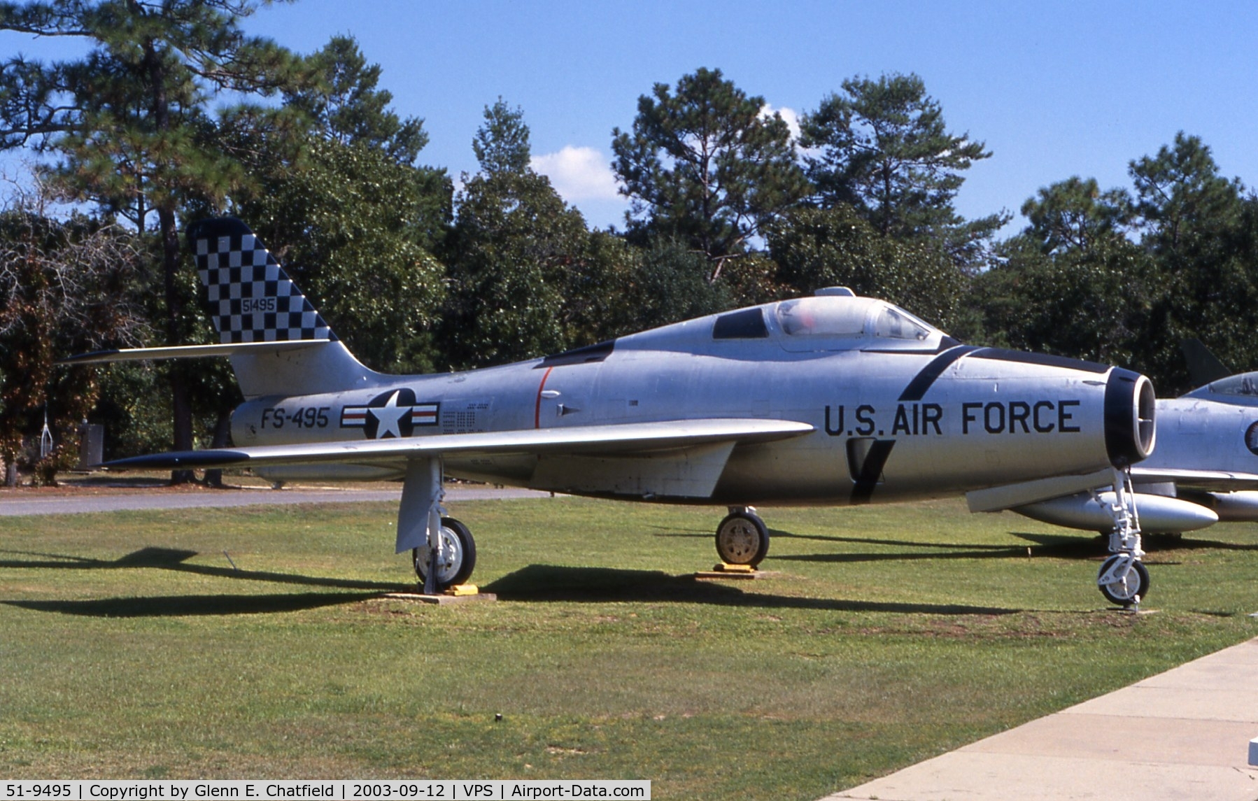 51-9495, 1951 General Motors F-84F-35-GK Thunderstreak C/N Not found 51-9495, F-84F at the U.S.A.F. Armament Museum