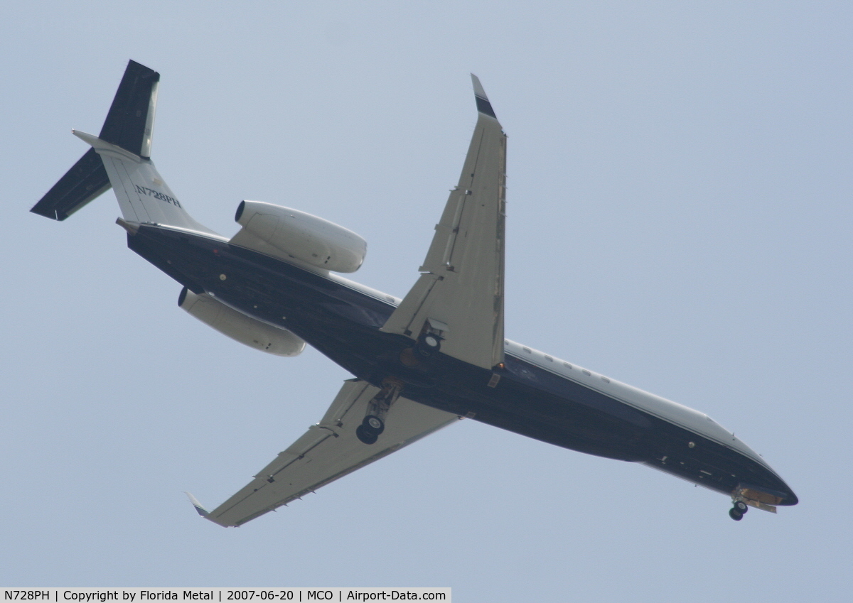 N728PH, 2007 Embraer EMB-135BJ Legacy C/N 14500985, Legacy