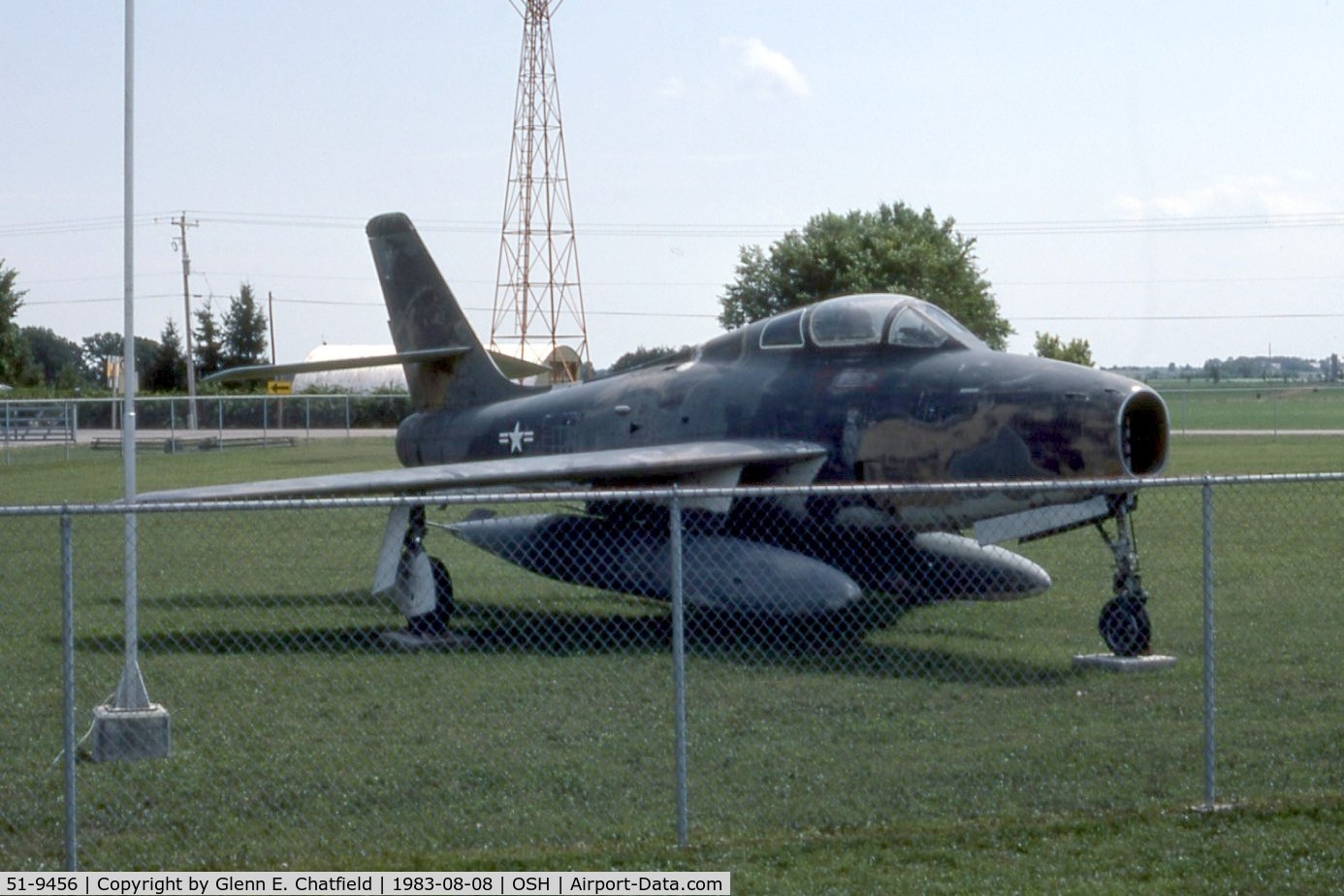 51-9456, 1951 General Motors F-84F-35-GK Thunderstreak C/N Not found 51-9456, F-84F at the EAA Museum.