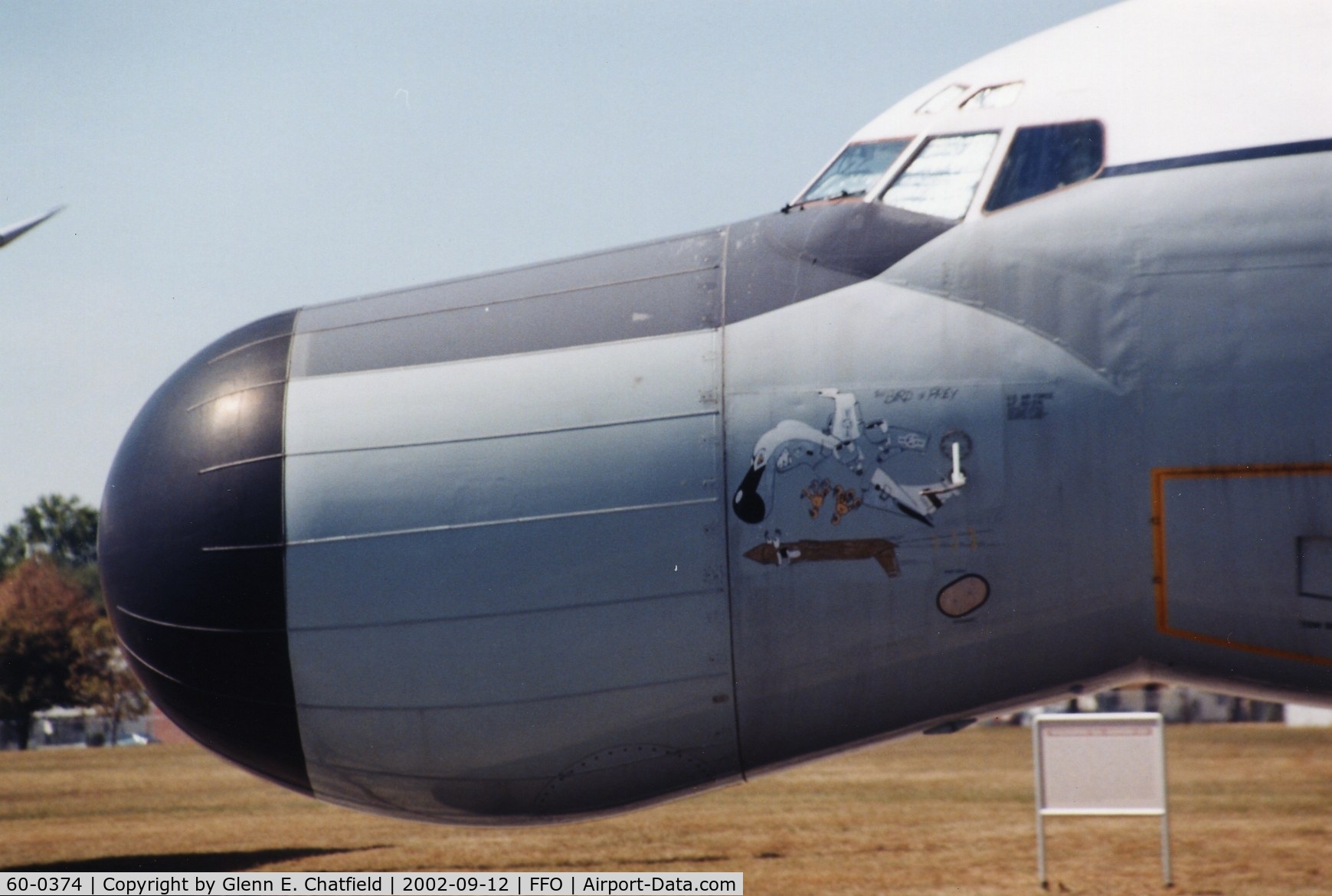 60-0374, 1960 Boeing EC-135N-BN Stratolifter C/N 18149, A droopy nose