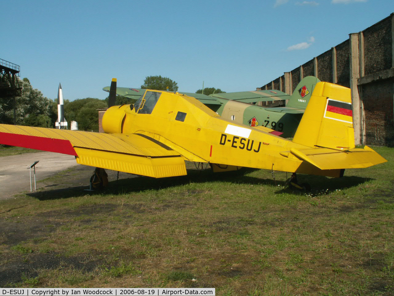 D-ESUJ, Let Z-37A Cmelak C/N 18-28, LET Z-37A/Preserved at Peenemunde