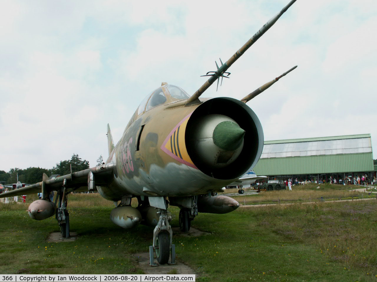 366, Sukhoi Su-22M-4 C/N 25512, Sukhoi Su-22 M-4K/Preserved Nordholz Aeronauticum (carries East German marks 366)