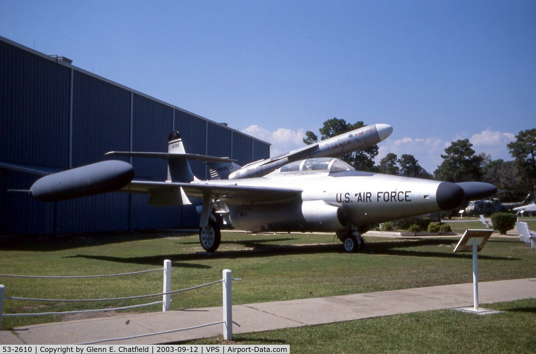 53-2610, 1954 Northrop F-89J Scorpion C/N Not found 53-2610, F-89D at the USAF Armament Museum