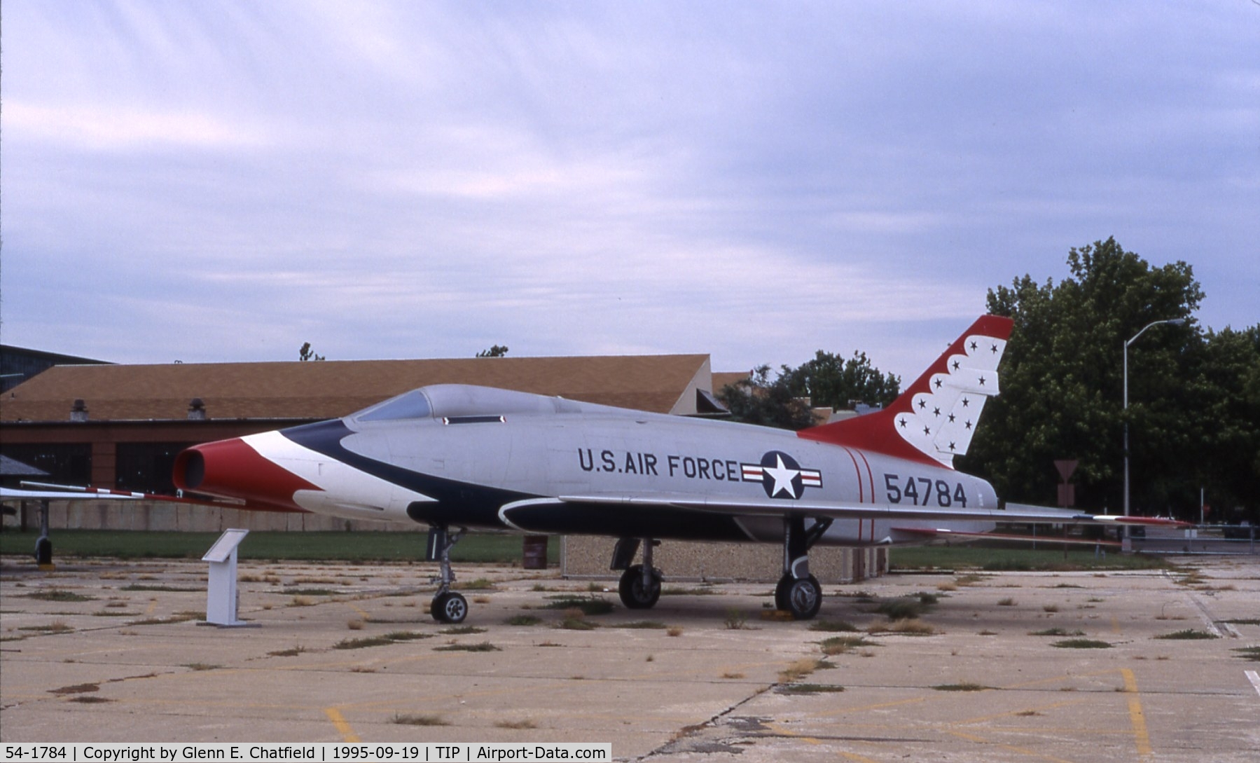 54-1784, 1955 North American F-100C Super Sabre C/N 217-45, F-100C at the Octave Chanute Aviation Center