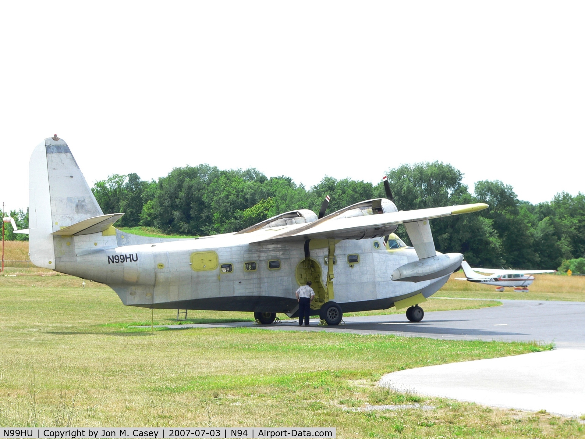 N99HU, Grumman SA-16A Albatross C/N G-40, Carlisle, PA Airport July 3, 2007