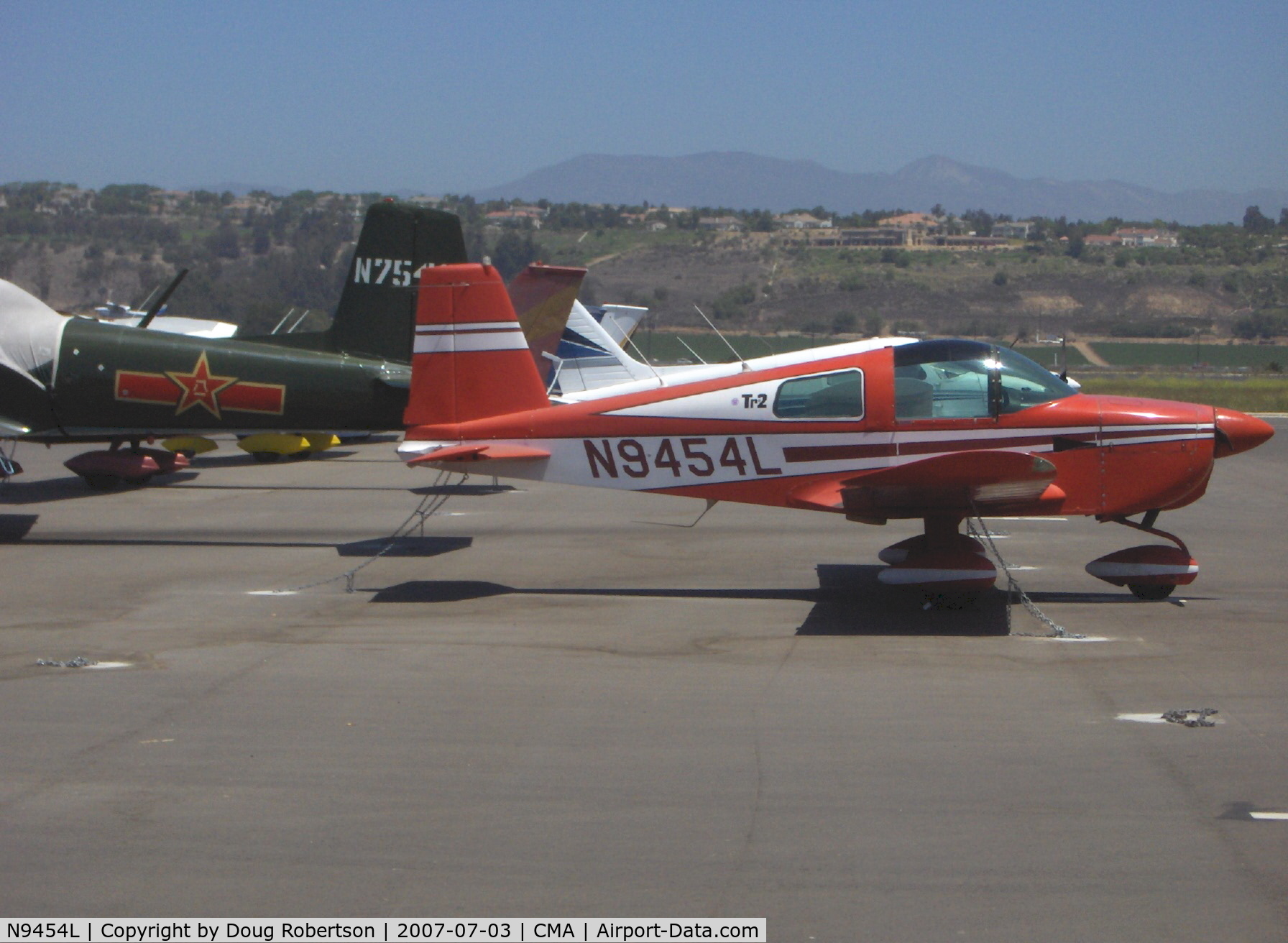 N9454L, 1971 American Aviation AA-1A Trainer C/N AA1A-0254, 1971 American AA-1A TR-2, Lycoming O-235 108 Hp