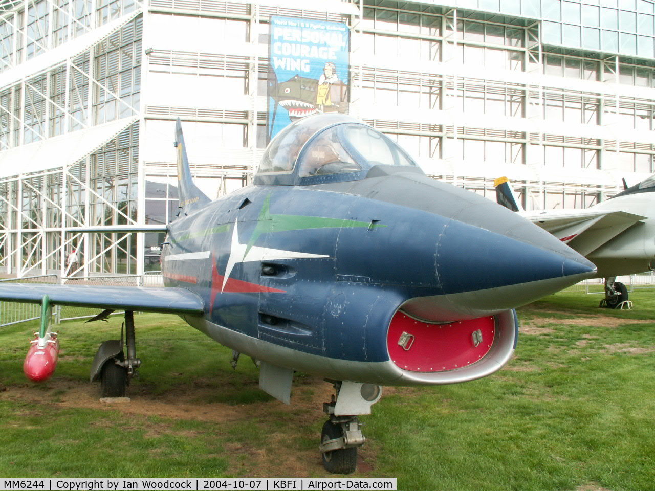 MM6244, Fiat G-91PAN C/N 10, Fiat G-91 PAN/Frecce Tricolori/Museum of Flight/Seattle