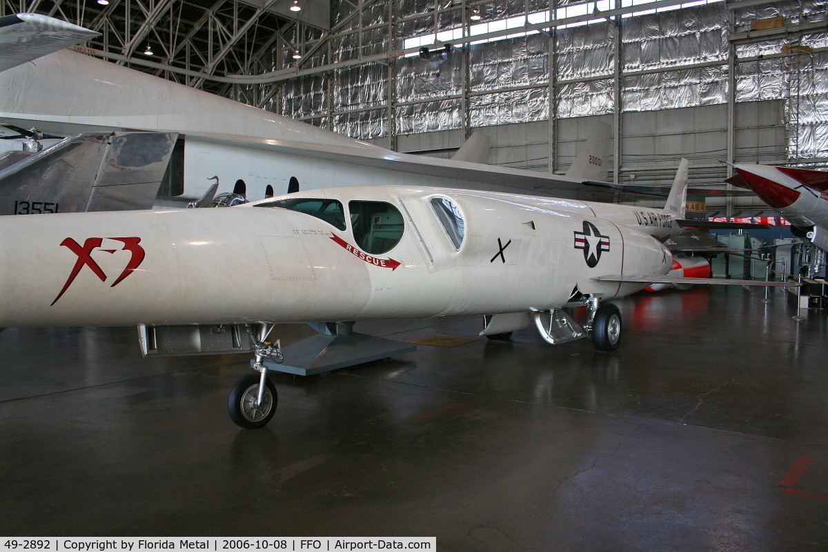 49-2892, 1949 Douglas X-3 Stiletto C/N Not found 49-2892, X-3
