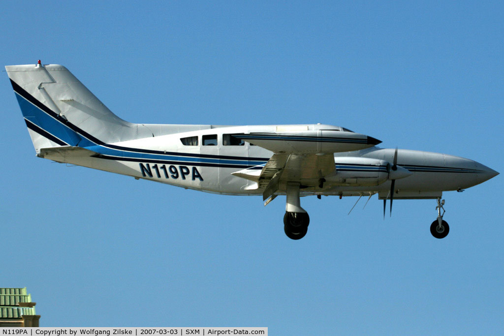 N119PA, 1974 Cessna 402B C/N 402B0610, visitor