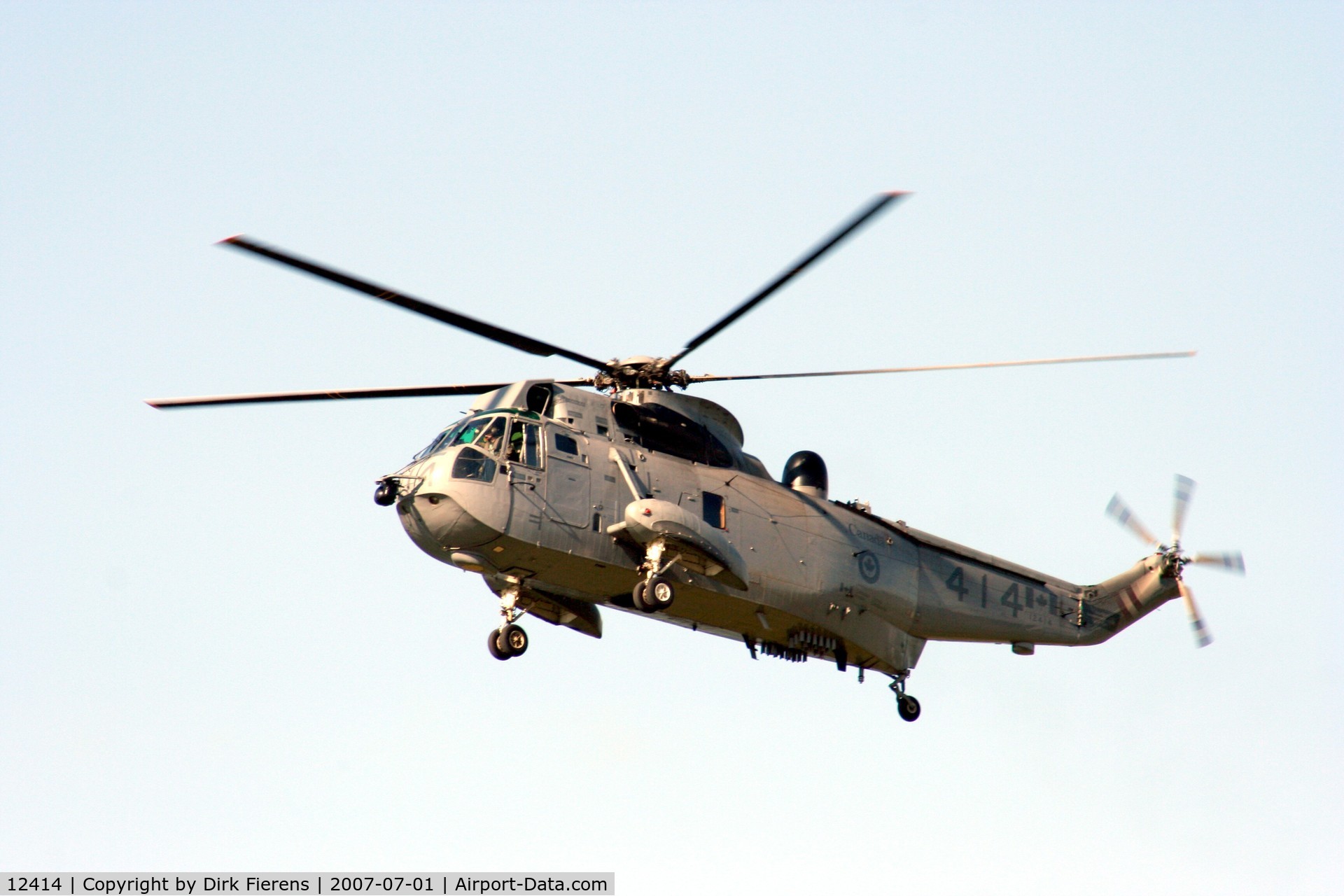 12414, United Aircraft of Canada CH-124A Sea King C/N 61260, Seaking flyover at Rockcliff, Ont. Canada