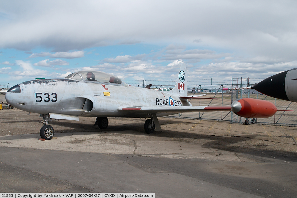 21533, Canadair CT-133 Silver Star 3 C/N T33-533, Canadian AF Lockheed T33