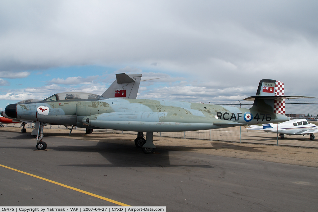 18476, Avro Canada CF-100 Mk.5 Canuck C/N 376, Canadian AF Avro CF-100