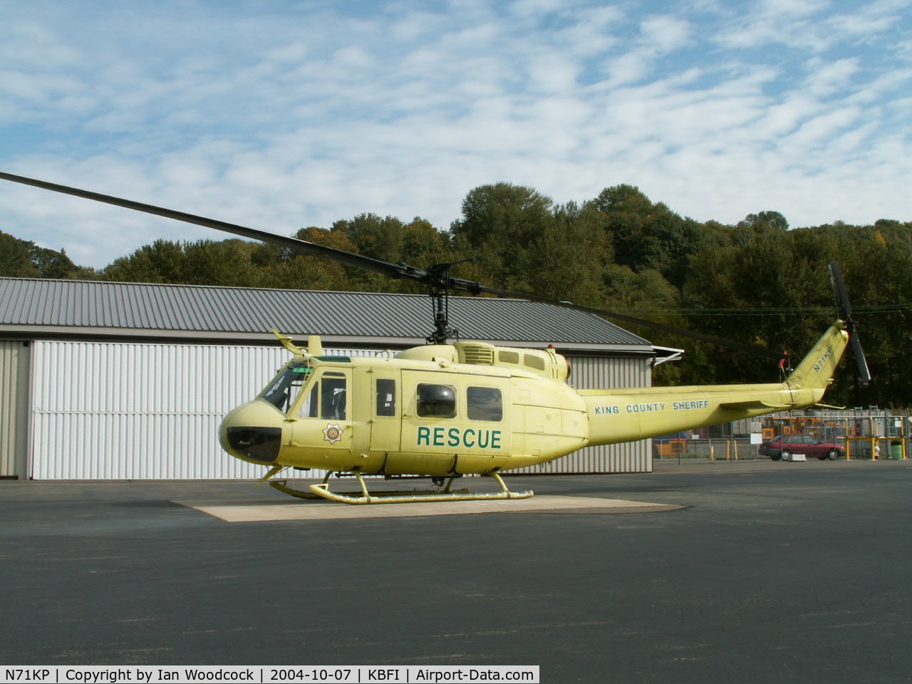 N71KP, 1970 Bell UH-1H Iroquois C/N 12619, Bell UH-1H/Boeing Field,Seattle