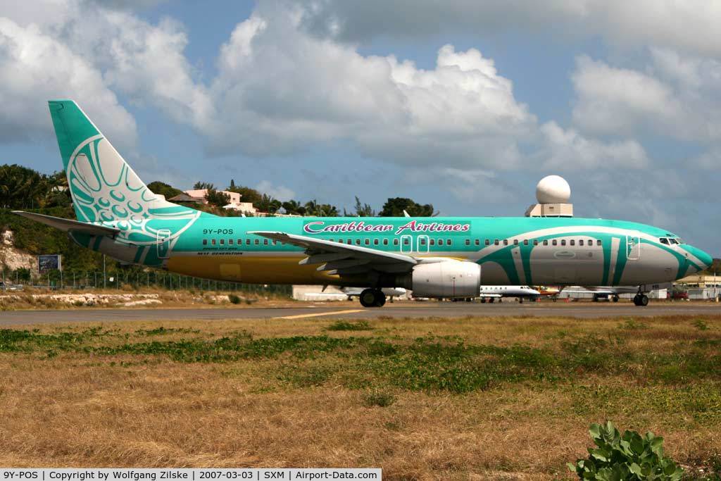 9Y-POS, 2000 Boeing 737-8Q8 C/N 28230, visitor