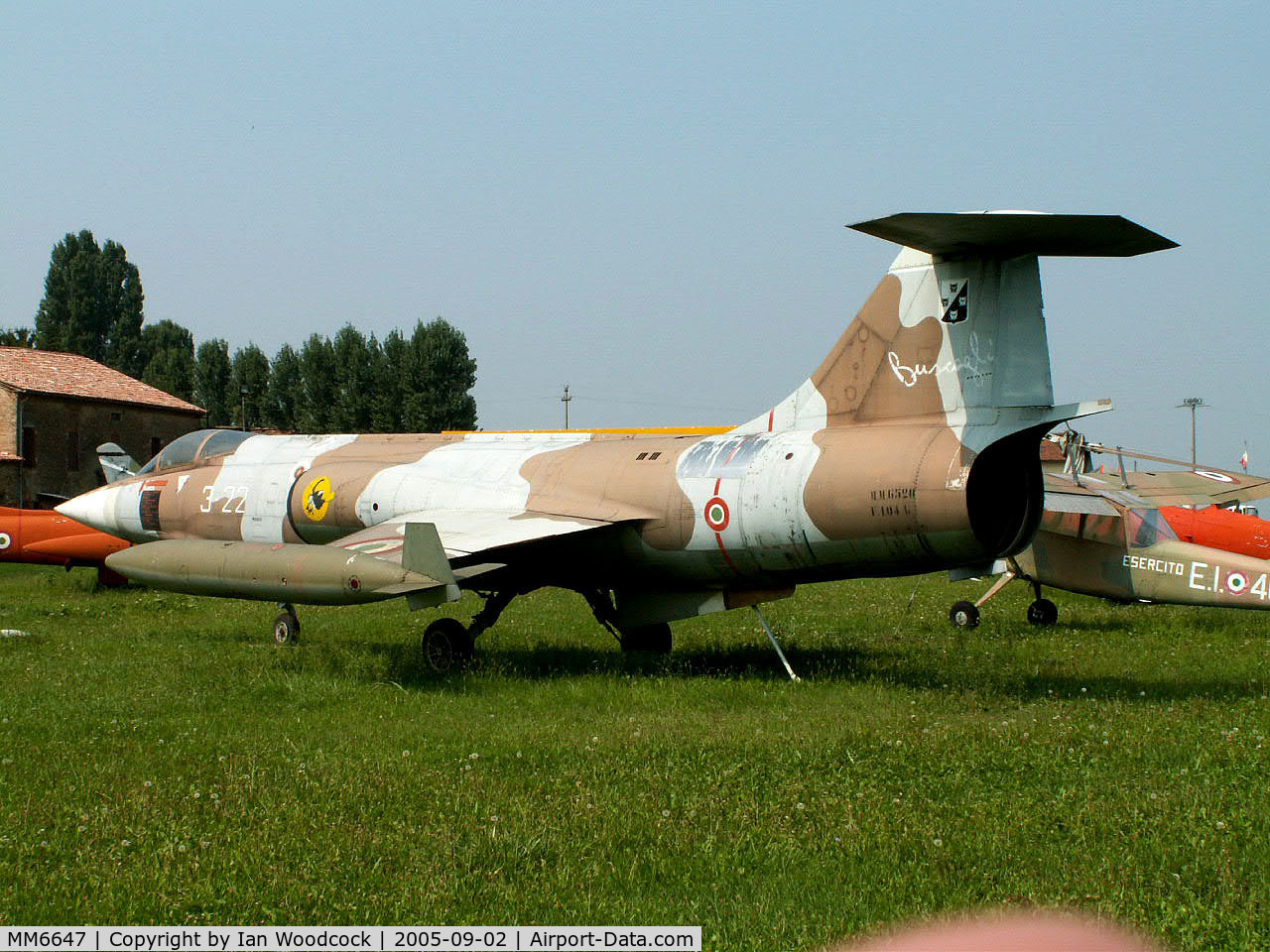 MM6647, Lockheed RF-104G Starfighter C/N 683-6647, Lockheed F-104G/Preserved/San Possidonio (has tail section from MM6520)