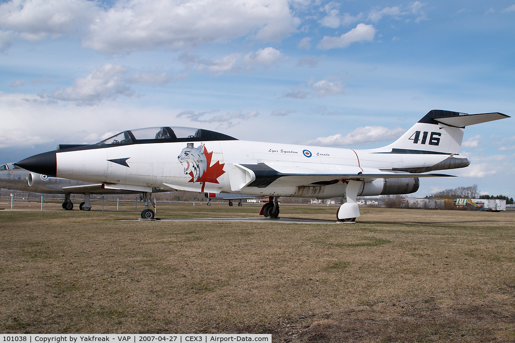 101038, 1957 McDonnell CF-101B Voodoo C/N 546, Canadian AF Canadair CF101 Vodoo