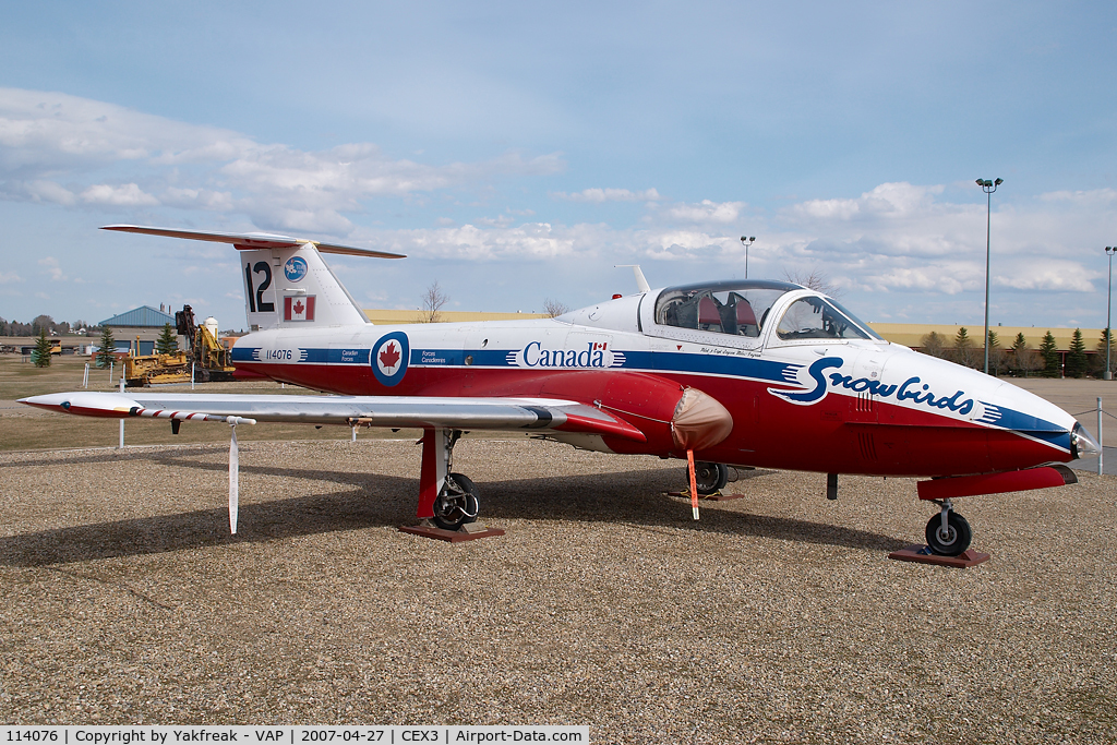 114076, Canadair CT-114 Tutor C/N 1076, Canadian AF Canadair CT114